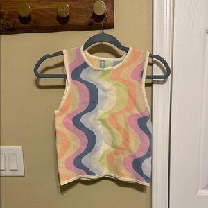 The Southern Shirt Company Pastel Wave Tank Top